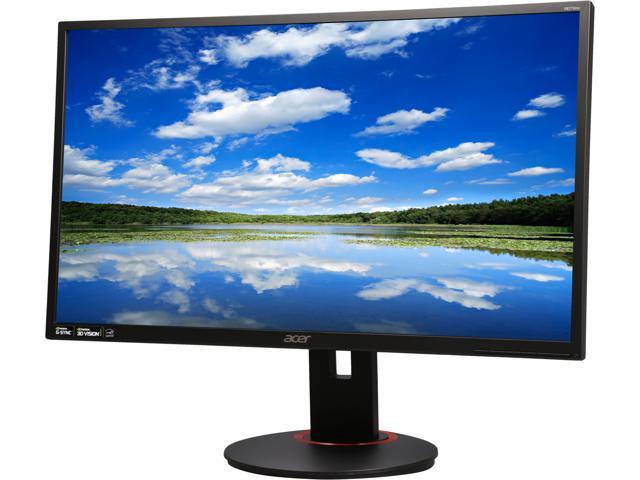 Acer XB270HU Abprz Black 27" 144Hz WQHD Widescreen LED Backlight LCD G-SYNC Gaming Monitor 350 cd/m2 1,000:1, Flicker Free Design, Ergo Stand Pivots with USB 3.0
