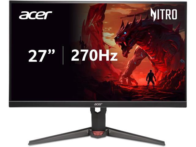 Acer 27" 270 Hz IPS QHD Gaming Monitor 1ms (G to G) - Up to 0.5ms (G to G) FreeSync Premium (AMD Adaptive Sync) Flat Panel Nitro XV270U Z1bmiiprx