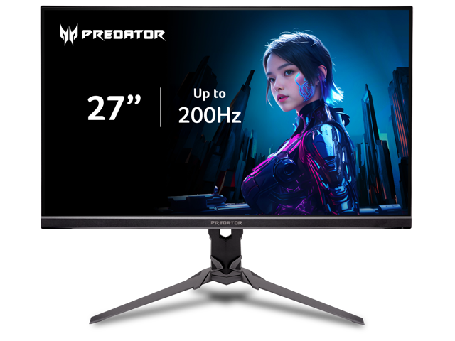 Acer Predator XB273U X1bmiiprx 27" WQHD (2560 x 1440) IPS Monitor with AMD FreeSync Premium Technology, Acer HDR400, DCI-P3 90%, Up to 0.5ms (G to G), Up to 200Hz refresh Rate