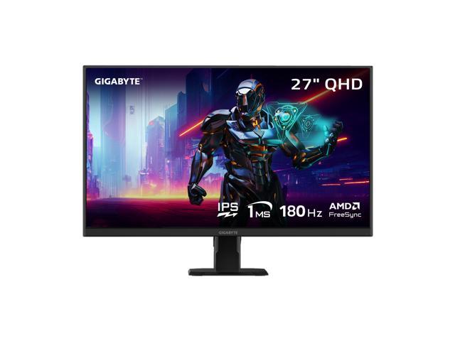 GIGABYTE - GS27QA - 27" IPS Gaming Monitor - QHD 2560x1440 - 180Hz - 1ms MPRT - AMD FreeSync - HDMI, DP - Black