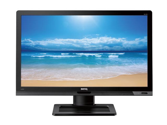 BenQ BL2400PU Black 24" Swivel & Height Adjustable Widescreen LED Backlighting LCD Monitor 250 cd/m2 DC 20,000,000:1 (3,000:1) Built-in Speakers