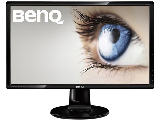 BenQ GL2460HM 24" Full HD 1920 x 1080 60Hz VGA DVI HDMI Eye-Care Technology Built-in Speakers LCD LED Gaming Monitor