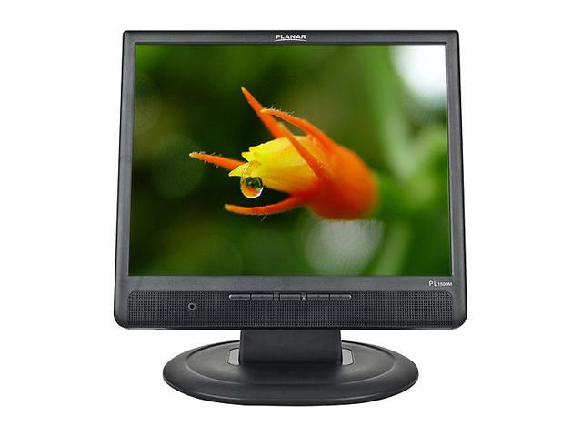 PLANAR PL1500M Black 15" 8ms LCD Monitor w/Speakers 250 cd/m2 700:1
