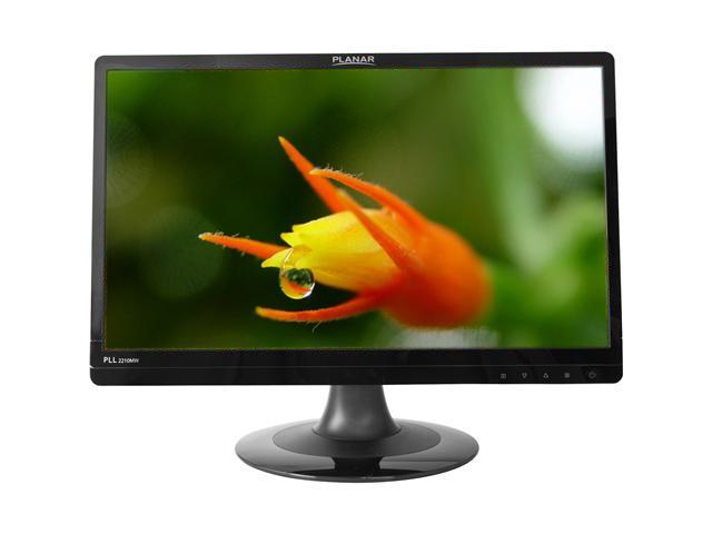 PLANAR 22" 60 Hz FHD LCD Monitor 5 ms 1920 x 1080 D-Sub, DVI 997-6501-00 PLL2210MW-BK