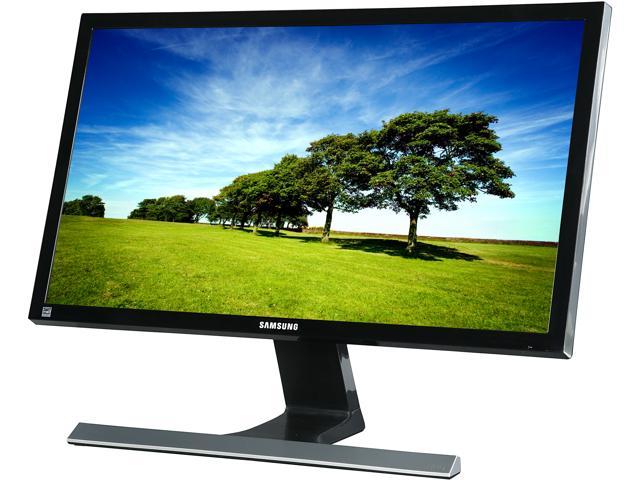 SAMSUNG U24E590D Glossy Black 23.6" 4ms HDMI Widescreen LCD/LED Monitor, AMD FreeSync, 300 cd/m2 DCR Infinity Mega (1,000:1), HDMI DisplayPort