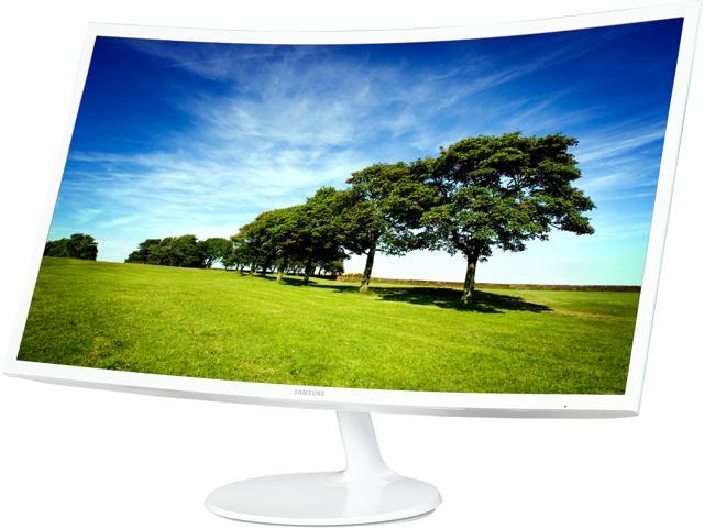 SAMSUNG 391 Series C32F391 Glossy White 32" Widescreen LED Backlight LCD Monitor Curved