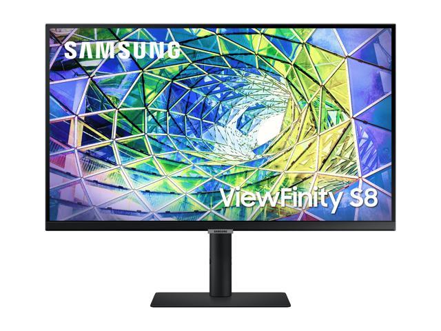 SAMSUNG ViewFinity LS27A800UJNXGO 27" UHD 3840 x 2160 (4K) HDMI, DisplayPort, USB-C IPS Swivel Tilt Pivot Height Adjust Monitor