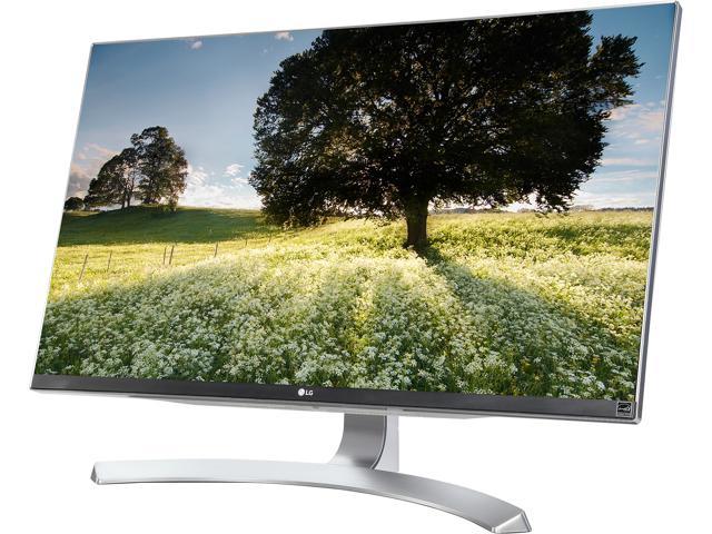LG 27UD88-W 27" FreeSync IPS LED Monitor 4K UHD 3840 x 2160 16:9 Widescreen On-Screen Control with Screen Split, Game Mode & Black Stabilizer USB 3.0 Quick Charge HDMI