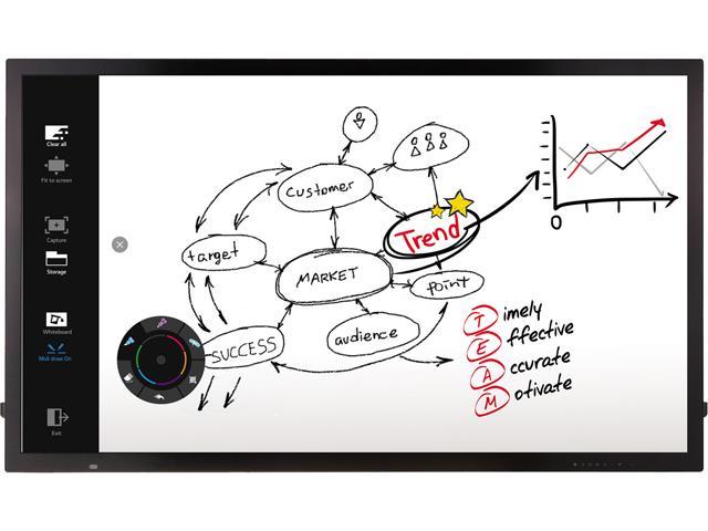LG 55TC3D-B 55" Full HD Interactive Digital Whiteboard with 40-Point Advanced P-Cap Touch Technology