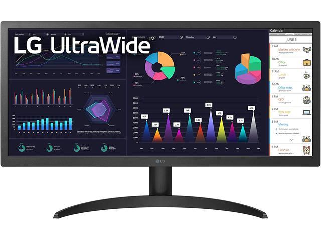 LG 26WQ500-B 26” UltraWide FHD HDR10 IPS Monitor with AMD FreeSync