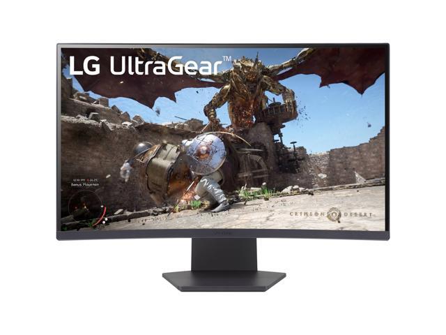 LG Ultragear 27" QHD (2560x1440) Curved Gaming Monitor,180Hz 1ms 1000R AMD FreeSync Monitor with HDR10,Black, 27GS60QX-B