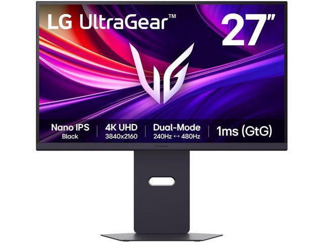 LG 27" 240 Hz IPS Black UHD Gaming Monitor 1ms (GtG at Faster) FreeSync Premium Pro & G-Sync Compatible Flat Panel UltraGear 27G850A-B