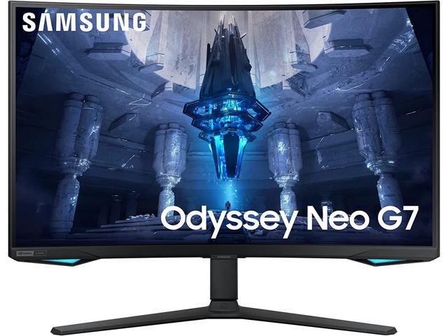 SAMSUNG Odyssey Neo G7 LS32BG752NNXGO 32" UHD 3840 x 2160 (4K) 165 Hz HDMI, DisplayPort, USB, Audio FreeSync Premium Pro (AMD Adaptive Sync) Curved Gaming Monitor