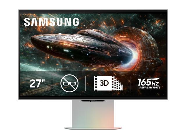 SAMSUNG 27-inch Odyssey 3D G90XF, 4K, 165Hz, Gaming Monitor, 1ms Response Time, AMD FreeSync Premium, Glasses-Free, Ergonomic Stand, LS27FG900XNXZA, 2025