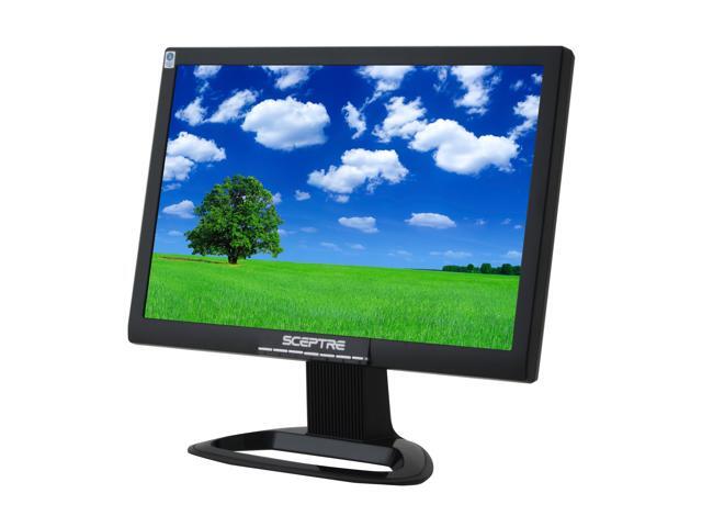 SCEPTRE X20WG-NagaII Black 20.1" 2ms(GTG) Widescreen LCD Monitor 300 cd/m2 1,000:1, US Warranty