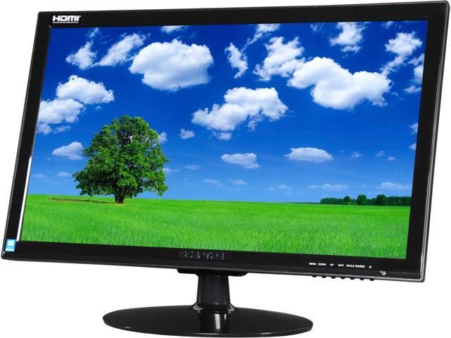 SCEPTRE E248W-1920 Black 24" 5ms HDMI Widescreen LED Backlight LCD Monitor 250 cd/m2 DCR 5,000,000:1 (1000:1) Built-in Speakers, US Warranty