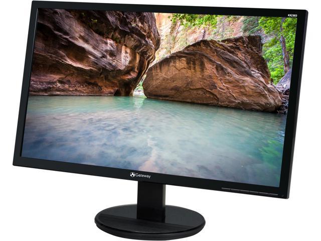 Gateway KX2303 Cbd Black 23" 6ms Widescreen LED Backlight LCD Monitor IPS Panel