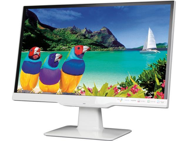 ViewSonic VX2263SMHL-W White 21.5" 14ms HDMI Widescreen LED Backlight LCD Monitor250 cd/m2 DC 50,000,000:1 (1000:1) Built-in Speakers