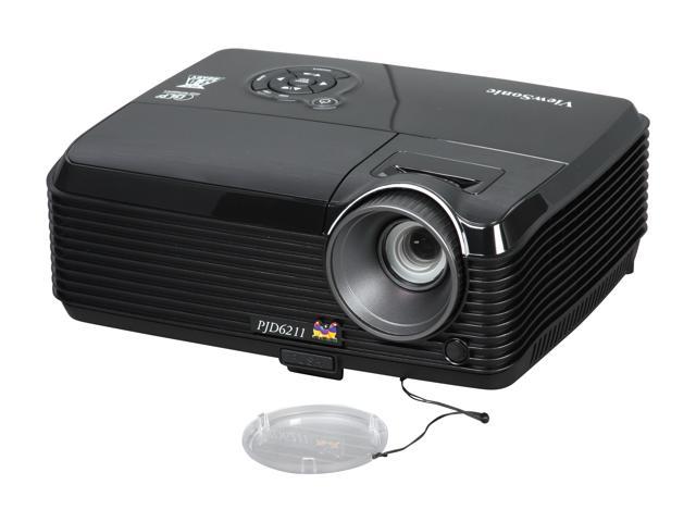 ViewSonic PJD6211 1024 x 768 3D ready Portable DLP Projector 2500 ...