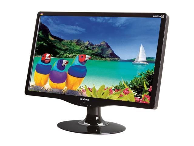 ViewSonic 23.6" Active Matrix, TFT LCD Full HD 1080P LCD Monitor Built-in Speakers 5 ms 1920 x 1080 D-Sub, DVI-D VA2431WM