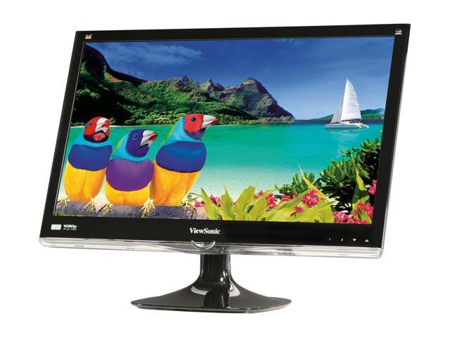 ViewSonic VX2450wm-LED Black 24" (23.6" Vis) LED Backlight LCD monitor