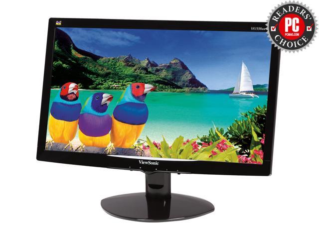 ViewSonic 19" LCD Monitor 5 ms 1366 x 768 D-Sub VA1938WA-LED