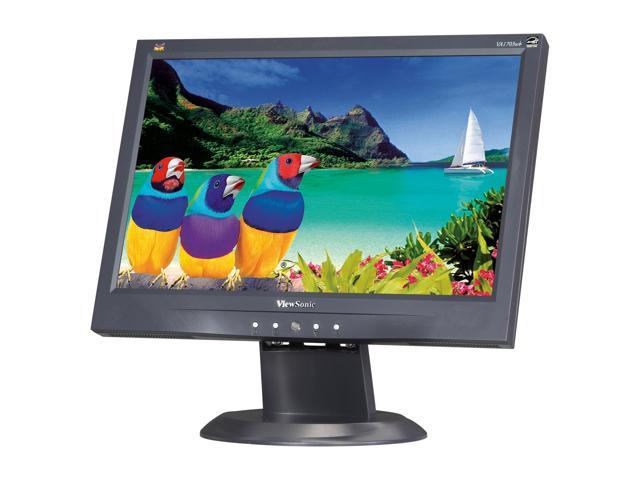 ViewSonic 17" Active Matrix, TFT LCD SXGA Off Lease LCD Monitor 8 ms 1440 x 900 D-Sub Value Series VA1703wb