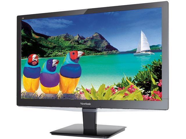 ViewSonic VX2475Smhl-4K 24" 3840 x 2160 (4K) PLS Monitor, 1000:1, 300cd/m2, HDMI & HDMI MHL Display Port, Built-in Internal Speaker, VESA Mountable