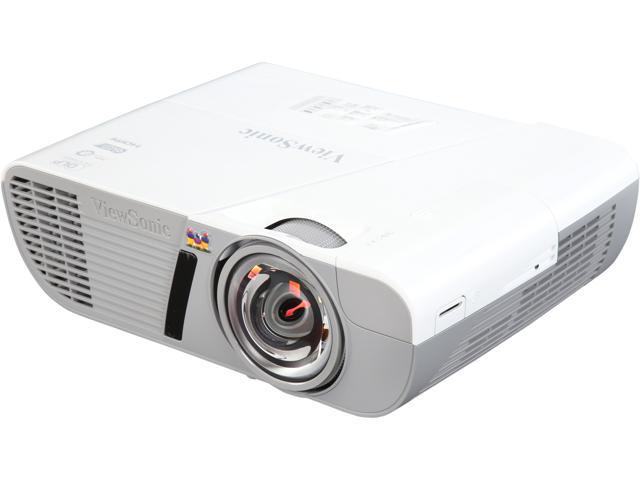 XGA 1024x768, 3D-fähig, 144Hz, VGA, MHL HDMI, Kontrast 22,000:1, 3100 Lumen weiß ViewSonic PJD6352LS Kurzdistanz DLP-Projektor 