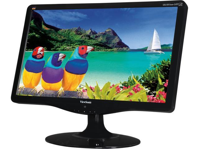 ViewSonic 19" Active Matrix, TFT LCD LED-Backlight LCD Monitor 5 ms 1366 x 768 D-Sub MTVSVA1931WA-LED