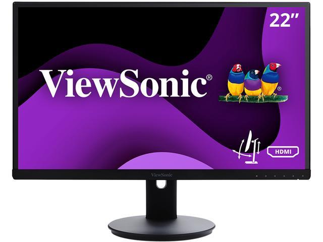 ViewSonic VG2253 22 Inch IPS 1080p Frameless Ergonomic Monitor with HDMI and DisplayPort for Home and Office