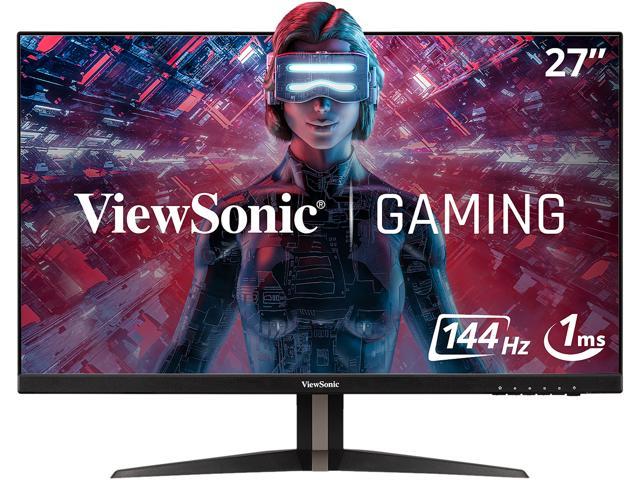 Viewsonic Vx2768 2kp Mhd 27 Inch Frameless Wqhd 1440p 144hz 1ms Ips Gaming Monitor With Freesync Premium Eye Care Hdmi And Displayport Newegg Com