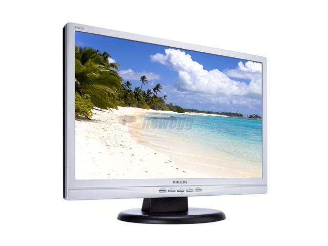 PHILIPS 19.1" WXGA+ LCD Monitor 5 ms 1440 x 900 D-Sub, DVI-D 190CW7CS/27