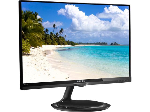 Philips 245C5QHAB 23.8" IPS Widescreen 1080HD LCD Monitor Built-in Bluetooth Speaker, HDMI
