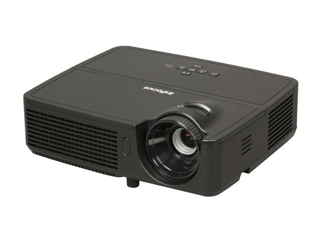 InFocus IN124 1024x768 XGA 3200 ANSI Lumens, HDMI 1.4 input, Compact & Lightweight, Easy to Maintain – No Filters, Portable 3D Ready DLP Projector