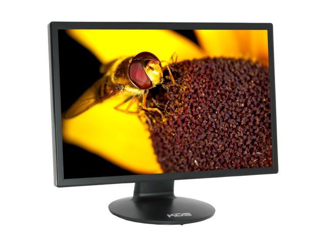 KDS K-2237MDWB Black 21.6" 5ms Widescreen LCD Monitor w/ HDCP support 300cd/m2 1000:1 Built in Speakers