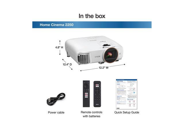 Epson Home Cinema 2250 3lcd Full Hd 1080p Projector 9045