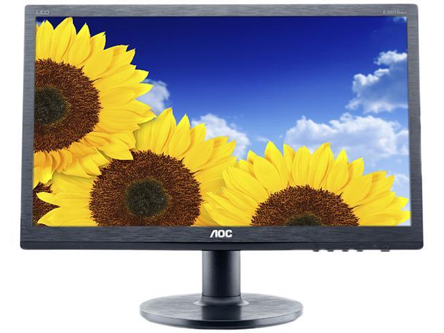 AOC E960SRDA Black 19" LED Backlight LCD Monitor built-in speakers