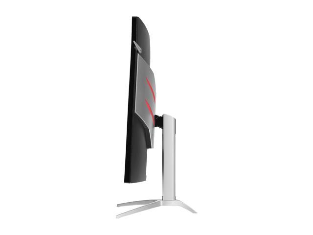 Aoc Agon Ag322qc4 31 5 Curved Gaming Monitor 1800r Curvature Qhd 2560x1440 Va Panel Hdr400 Amd Freesync 2 144hz 4ms Height Adjustable Displayport Hdmi Usb 3 0 Hub Vesa Compatible Newegg Com