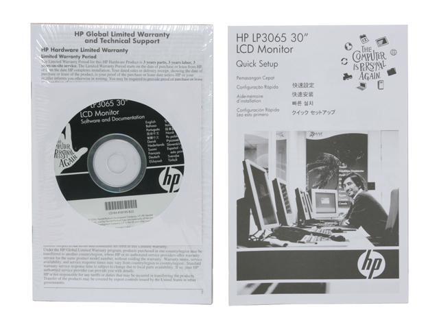 HP LP3065 Black-Silver 30" 12ms DVI Widescreen LCD Monitor - Newegg.com