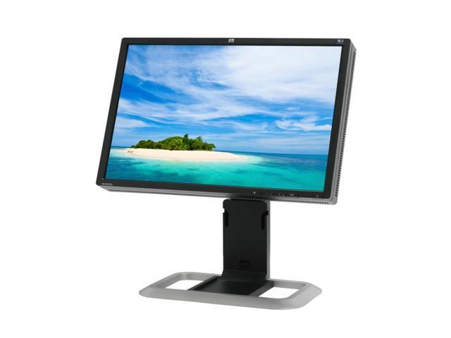 HP LP2275w Black 22" 6ms(GTG) Widescreen LCD Monitor with DisplayPort input 300 cd/m2 1000:1 w/ Height, Swivel & Pivot Adjustments