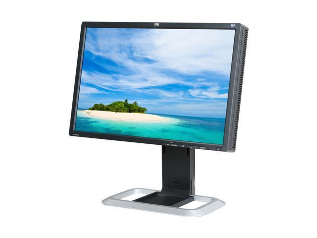 HP LP2475w Black 24" 6 ms Height,Swivel,Pivot & Tilt Adjustable Widescreen LCD Monitor 400 cd/m2 1000:1
