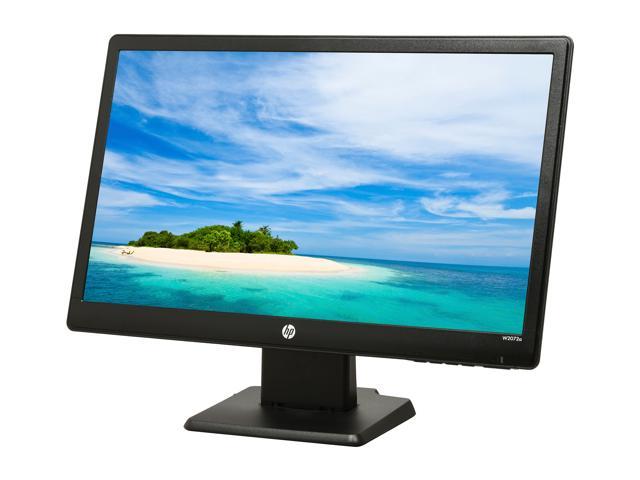 HP W2072a Black 20" 5ms  Widescreen LED-Backlit LCD Monitor 200 cd/m2 3000000:1 (600:1) Built-in Speakers