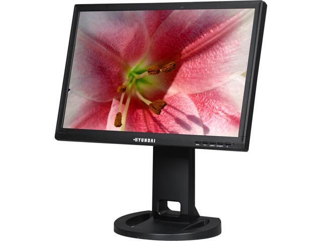 Hyundai P90WU-K 19" Widescreen LCD Monitor w/ Speakers & USB Hub, Pivot, Swivel and Tilt