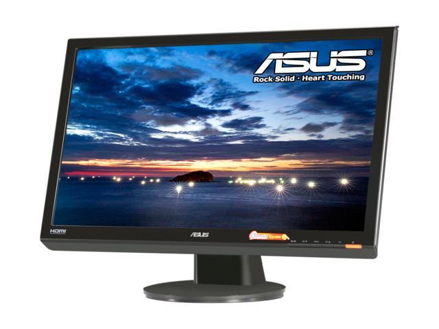 ASUS VH242H Black 23.6" 5ms HDMI Full 1080P Widescreen LCD Monitor 300 cd/m2 ASCR 20000:1 (1000:1) W/Speakers