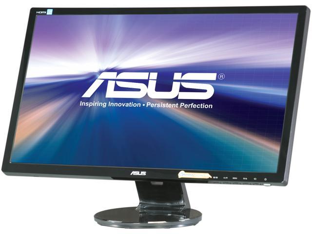 ASUS VE248H 24" Full HD 1920 x 1080 D-Sub, DVI, HDMI Built-in Speakers Asus Eye Care with Ultra Low-Blue Light & Flicker-Free LED Backlight Monitor