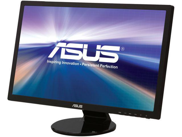 ASUS  VE258Q Black 25" HDMI LED Backlight Widescreen LCD Monitor w/Display Port & Speakers 250 cd/m2 50,000,000:1 ASCR