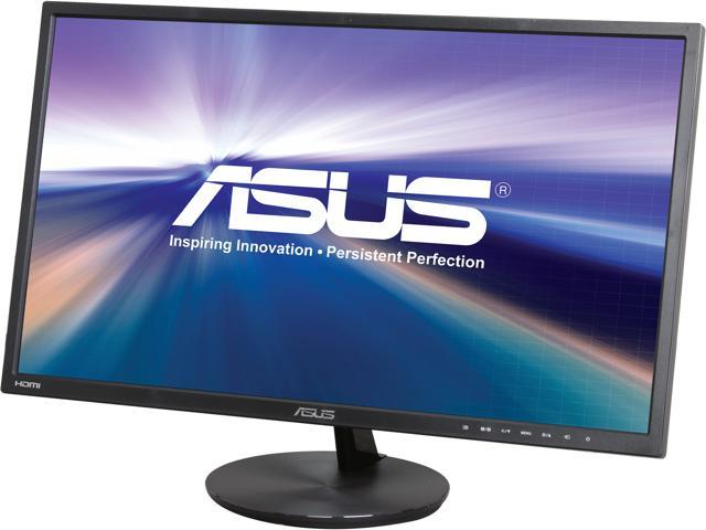 ASUS VN248H-P 24" (Actual size 23.8") Full HD 1920 x 1080 VGA, 2x HDMI MHL Compatible Built-in Speakers Super Narrow Frame Design LED Backlit IPS Monitor