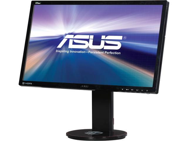 Asus VG248QE 24" Full HD 1920x1080 144Hz 1ms HDMI DVI-D DisplayPort 3D Vision Ready Built-in Speakers Gaming Monitor