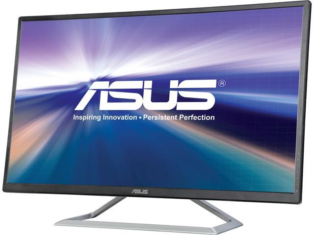 ASUS VA325H Black 32" (31.5" viewable)  Widescreen IPS Monitor, ASCR 100,000,000:1 (1,200:1) 250 cd/m2, Dual Built-in Speakers, HDMI, VGA